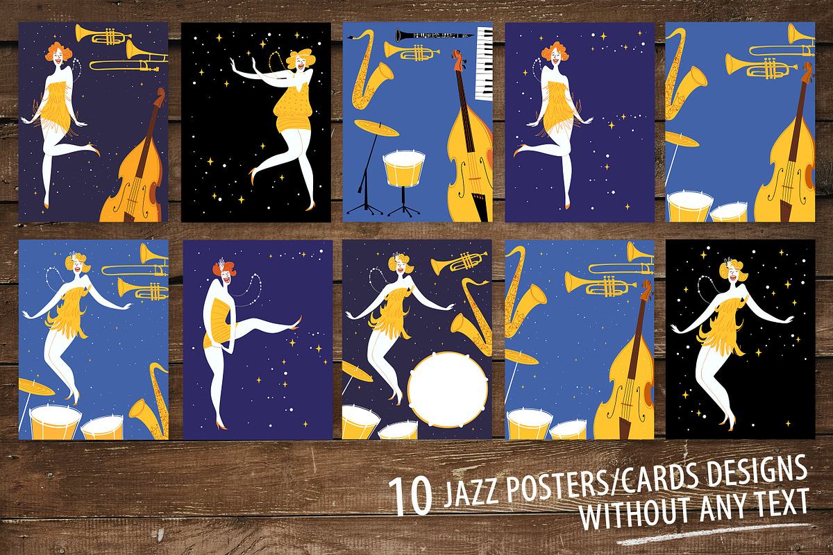Jazz Posters, an Illustration by Giraffarte (Photo 7 of 7)