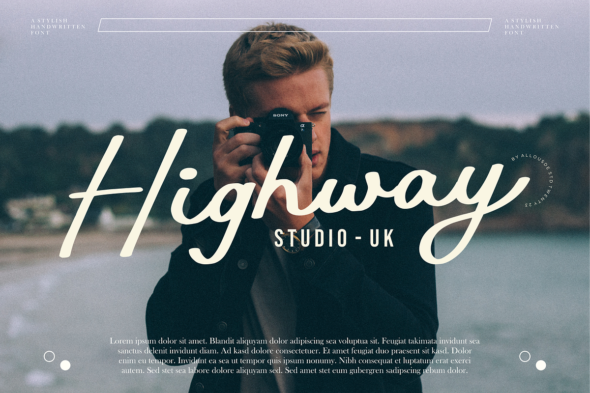 Jackson California A Stylish Script, a Script Font by Allouse Studio (Photo 5 of 10)