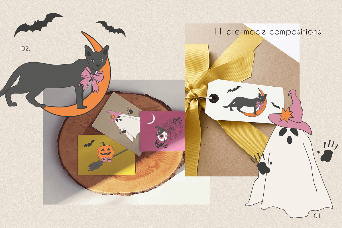 BOO to YOU -Halloween collection, an Object Graphic by DigARTbyHavroshka (Photo 8 of 13)