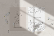 BUNDLE. Line art floral set, an Object Graphic by Vera●Suleimanova (Thumbnail 3 of 13)