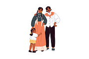 Families of different nationalities, a Person Illustration by PaperTrident (Thumbnail 3 of 9)