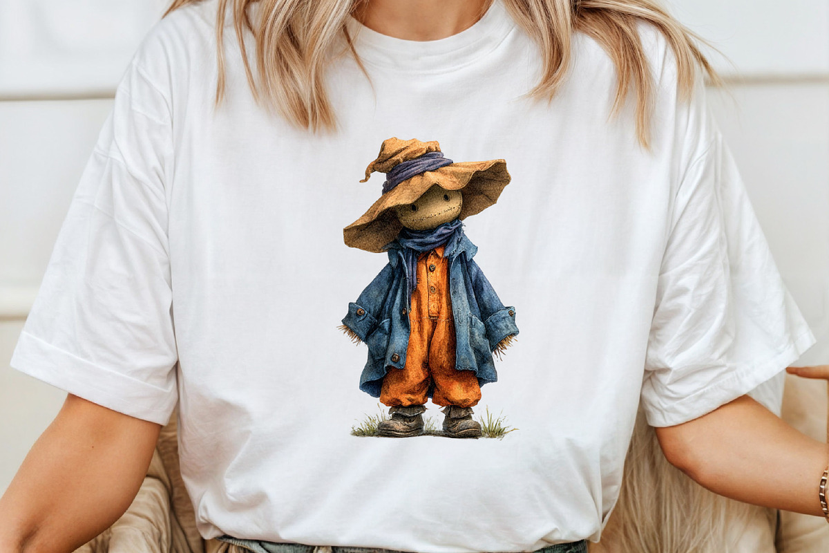 Scarecrow Clipart Autumn Fall PNG, an Illustration by Pixels.Craft (Photo 6 of 7)
