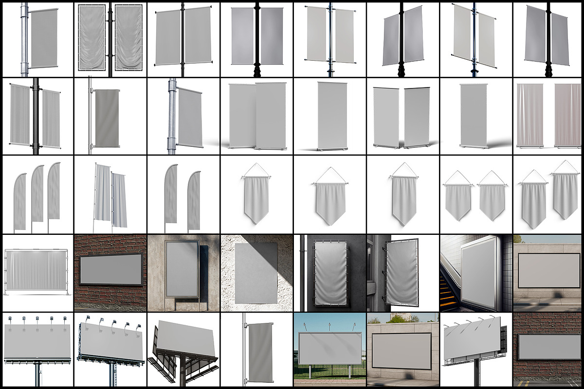 Billboard Mockup, an Advertising Mockup by mockupbuys (Photo 2 of 82)