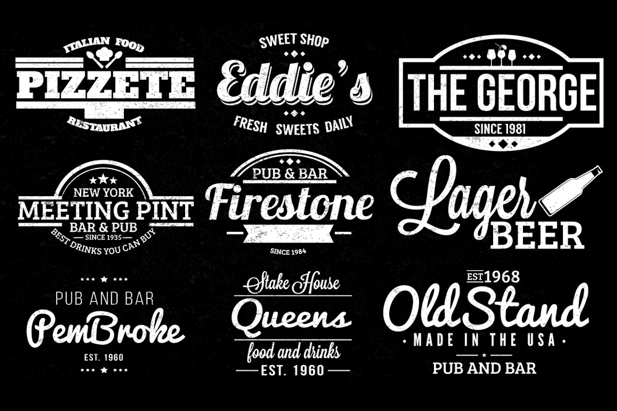 9 Retro Labels, a Branding & Logo Template by Arys Design (Photo 2 of 4)