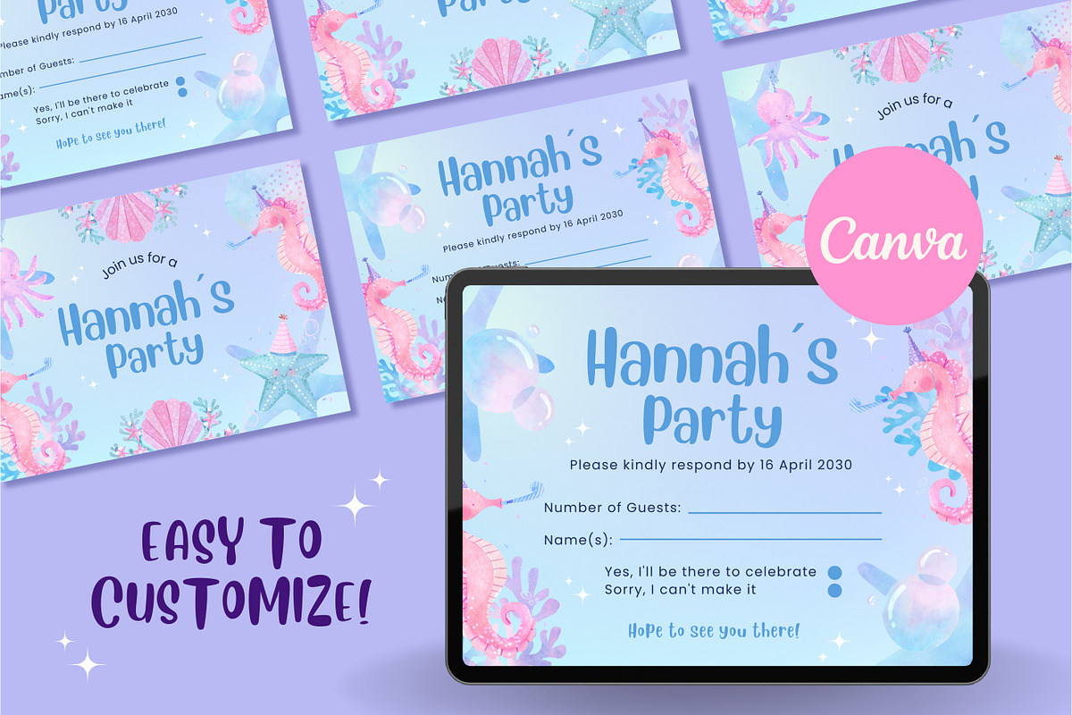 Adventure Sea-Themed Birthday Party, a Design Template by TemplateCastleStore (Photo 2 of 4)