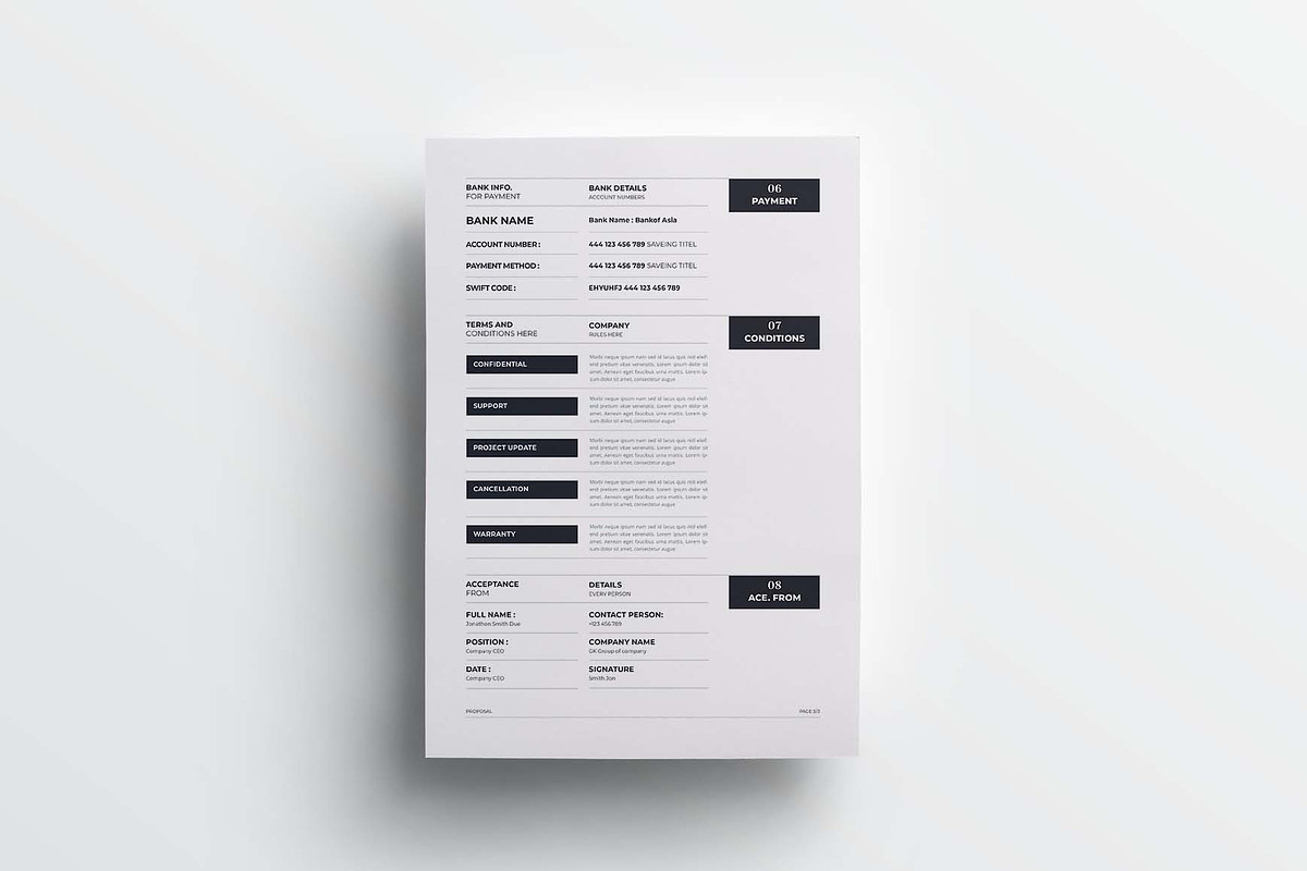 Proposal | MS Word & Indesign, a Stationery Template by design_hut (Photo 5 of 7)