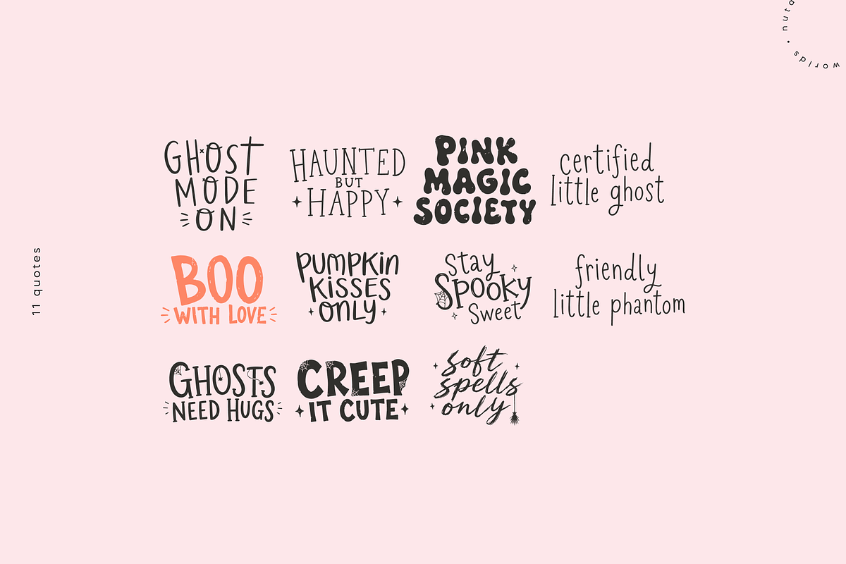 Pastel Spooky Halloween Clipart, an Object Illustration by Nutalin Art (Photo 11 of 14)