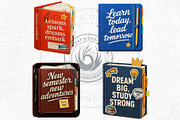 Back To school quotes Clipart Set, an Education Illustration by ThatsDesignArt (Thumbnail 6 of 10)