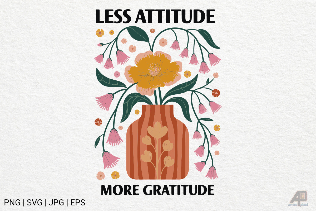 Boho Retro Flowers Quotes Bundle, an Illustration by Actual Pixel (Photo 11 of 12)