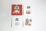 Modern Christmas. Cats & Lettering, an Object Graphic by MaNechaeva (Thumbnail 11 of 14)