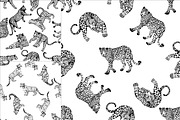 Leopards, an Animal Illustration by Ecaterina Sciuchina (Thumbnail 3 of 5)