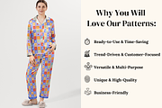 Funky Seamless Patterns, a Pattern Graphic by Ninterints (Thumbnail 7 of 19)