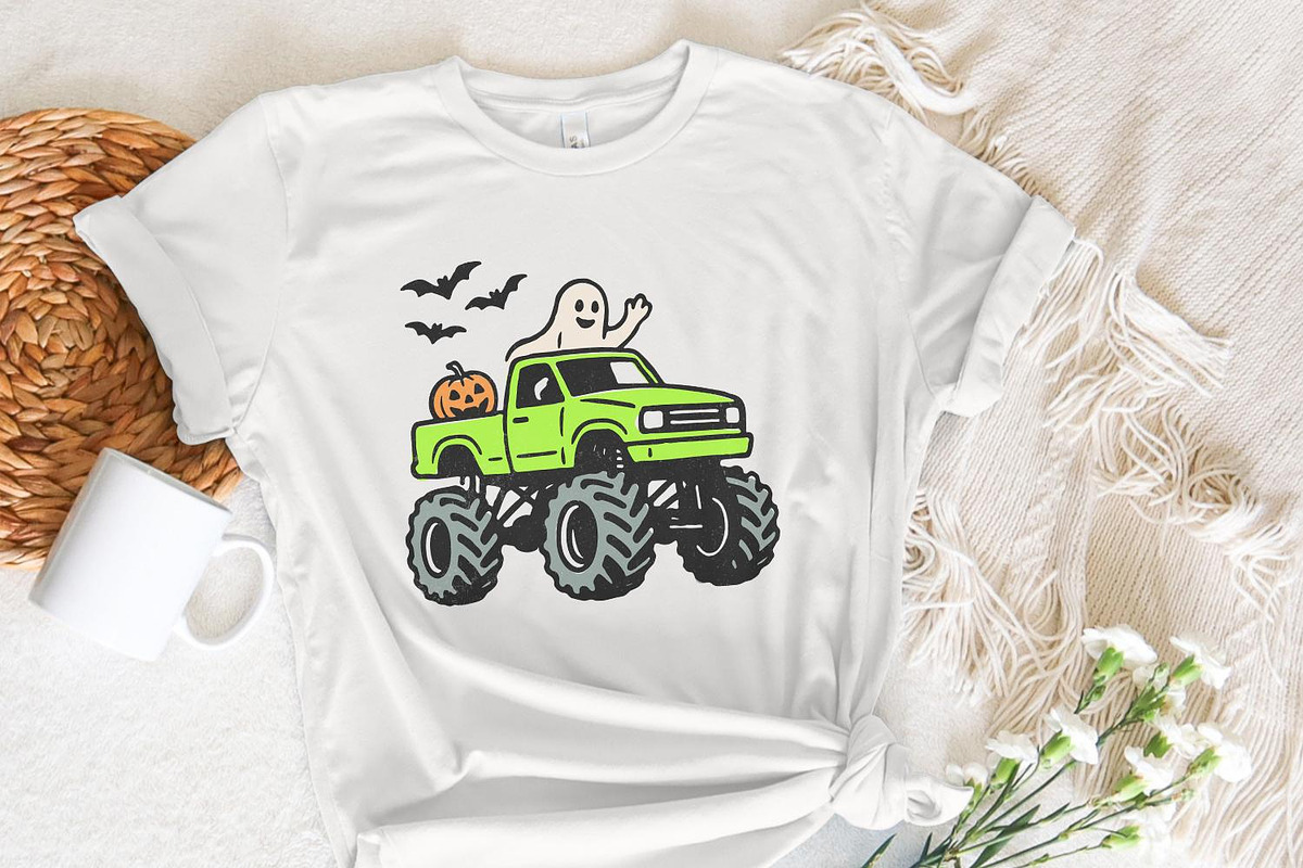 Monster Truck Halloween PNG, Ghost, an Illustration by SharpMarketplace (Photo 7 of 9)