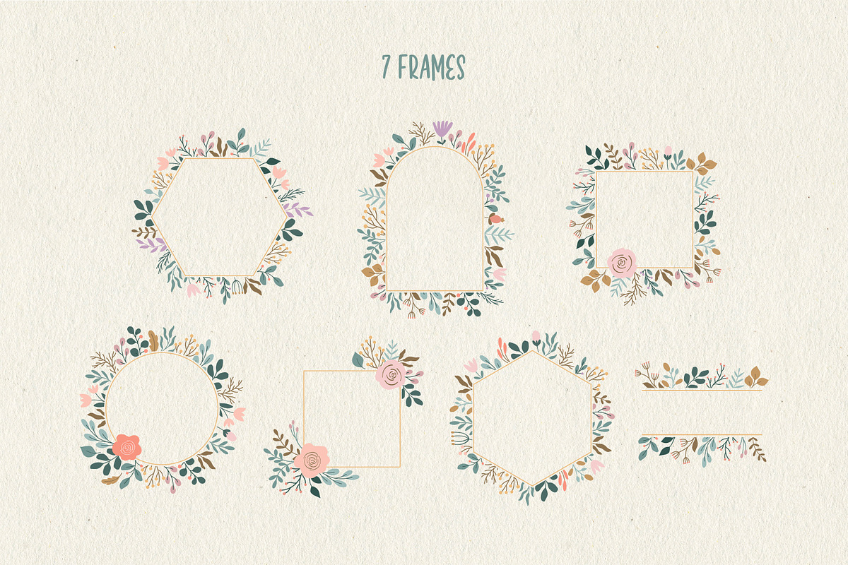 Summer Florals Collection, a Seasonal Illustration by Little Nordic Atelier (Photo 8 of 11)