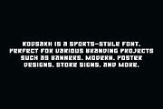 Rodsak - Sports Bold Font, a Sans Serif Font by Iqsiart Studio (Thumbnail 6 of 8)