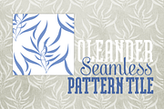 Seamless Pattern: Oleander Elegant, a Pattern Graphic by Penina (Thumbnail 1 of 5)