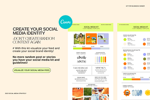 Modern Social Media Guide KIT CANVA