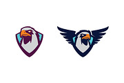 Eagle head logotype, a Branding & Logo Template by Mister Chek (Thumbnail 4 of 4)