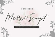 New Merrxi Script, a Script Font by mightype (Thumbnail 1 of 8)