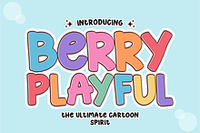 Berry Playful - Cartoon Display Font