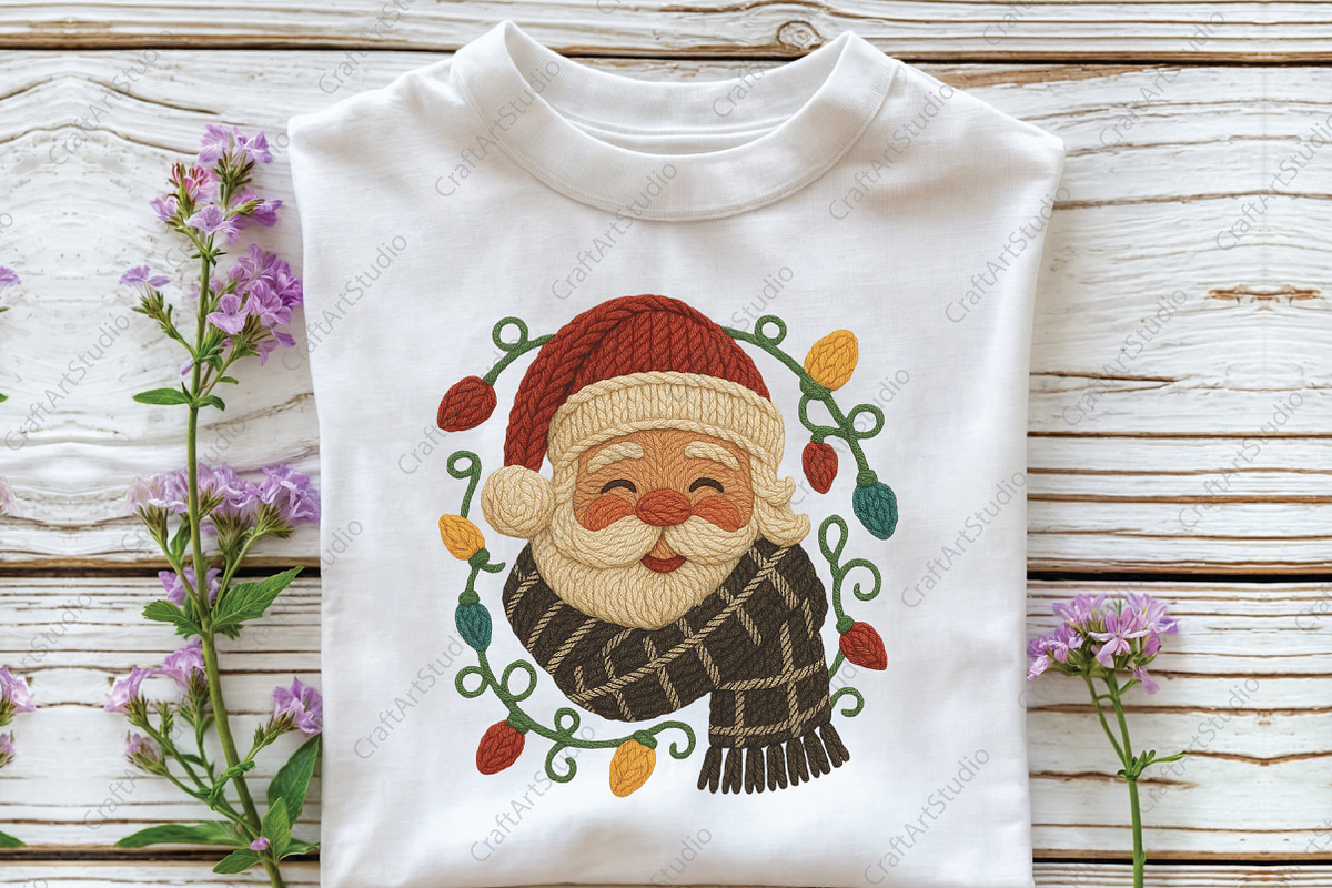 Crochet Christmas Santa PNG, an Illustration by CraftArtStudio (Photo 2 of 4)