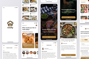 Chefly - Food Recipe App UI Kit, an App Template by Nait Creative (Thumbnail 3 of 7)