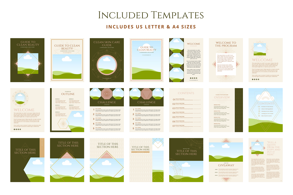 Spirituality & Mindfulness Templates, a Magazine Template by Brand Spanking You (Photo 13 of 25)
