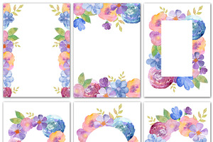 Baby Milestone Cards, Flowers