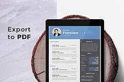 Modern Resume & CV Template, a Resume Template by Hito Graphic (Thumbnail 7 of 8)