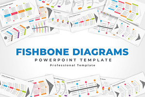 Fishbone diagram PowerPoint template