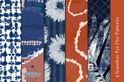 Indigo Tie Dye Brushes for Procreate, a Brush Add-On by OkayAnnie Designs (Thumbnail 8 of 12)