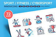 Sport & Cybersport Innovicons set, an Outline Icon by Boyko Pictures (Thumbnail 1 of 11)