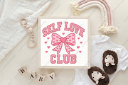 Self Love Club Valentine Coquette PN, an Illustration by CraftArtStudio (Thumbnail 4 of 4)