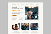 Personal Videographer Portfolio, an UI Kit Template by CreativeShaper (Thumbnail 2 of 6)