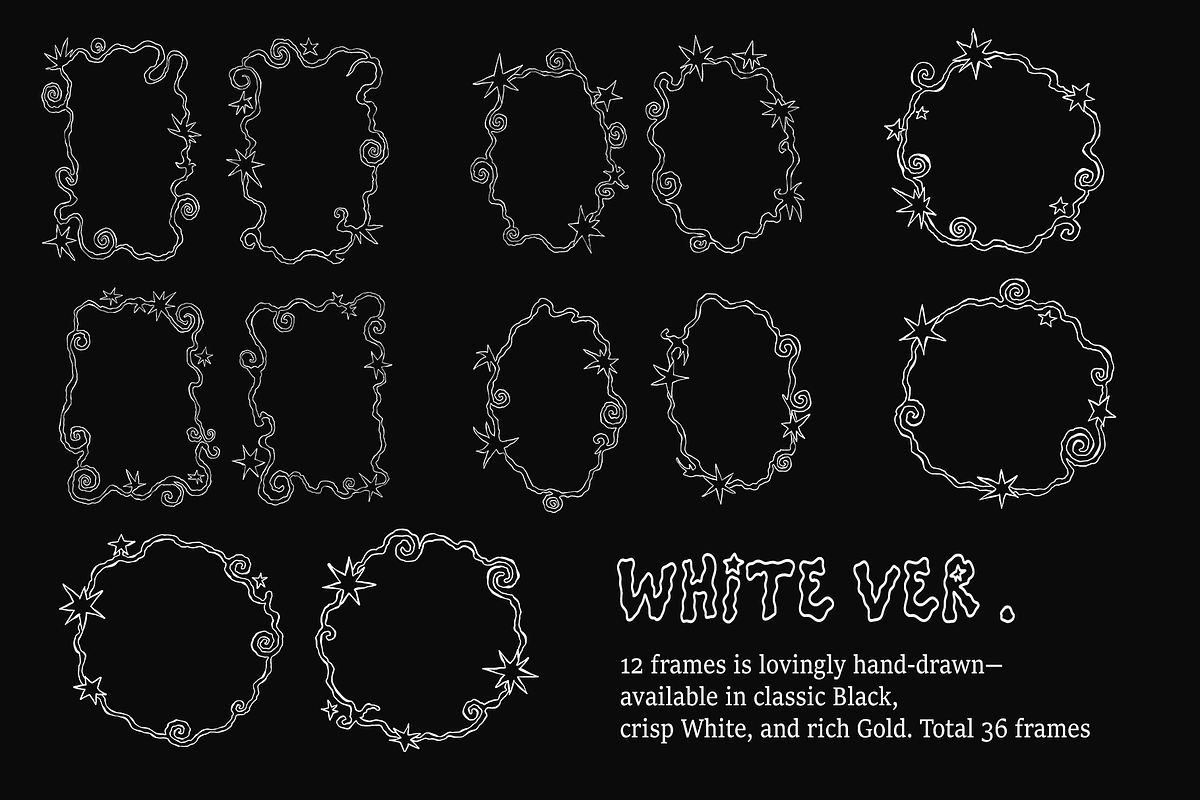 Whimsical Frames Hand-Drawn Borders, an Object Graphic by Nonceni (Photo 11 of 11)