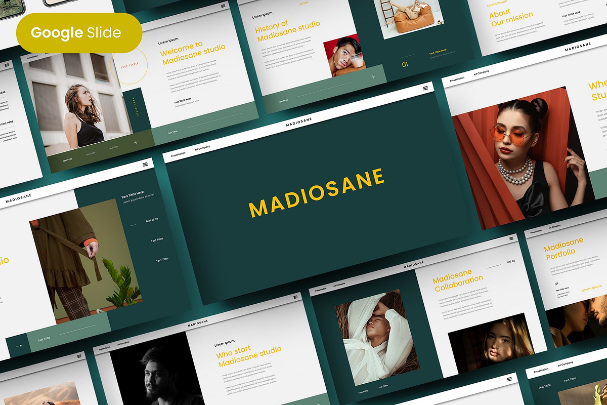 Madiosane- Business Google Slide, a Presentation Template by Dens Creative Studio (Photo 1 of 6)