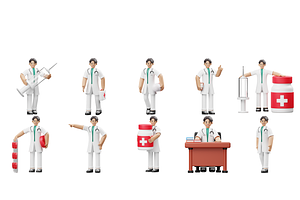 Doctor 3D Character