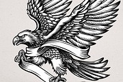 36 Eagle Vector Illustrations, an Animal Illustration by Alternate Studio (Thumbnail 3 of 7)