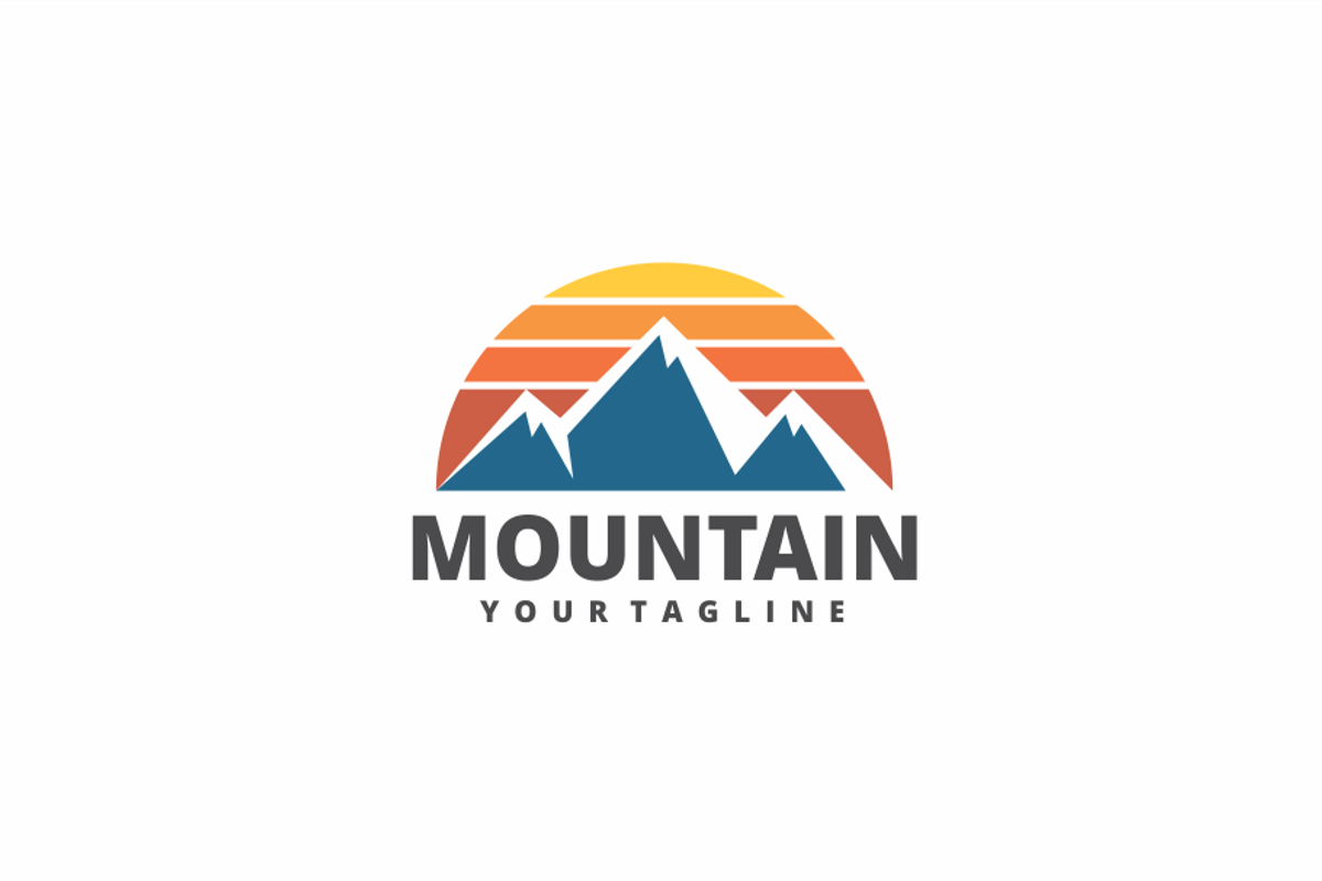 Mountain Sunset Outdoor Logo Design, a Branding & Logo Template by yopie (Photo 1 of 3)