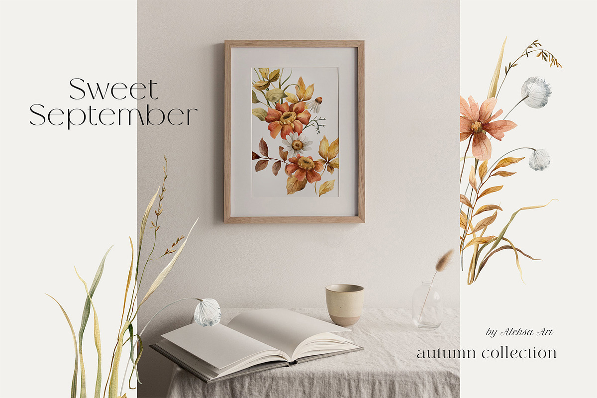 Sweet September - autumn collection, an Illustration by AleksaArt (Photo 2 of 13)