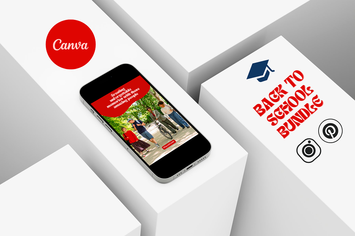 Instagram & Pinterest Canva Template, a Social Media Template by PaolaroiDesign (Photo 6 of 8)