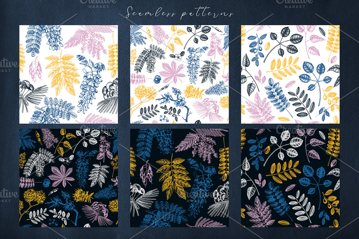 Spring Trees Vectors & Designs, a Seasonal Illustration by Yevheniia (Photo 11 of 13)