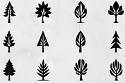 Tree Silhouette SVG, an Object Illustration by newminddesign (Thumbnail 1 of 3)