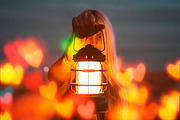 Romantic Heart Bokeh Photo Overlays, an Action Add-On by PhotoSpirit (Thumbnail 11 of 13)
