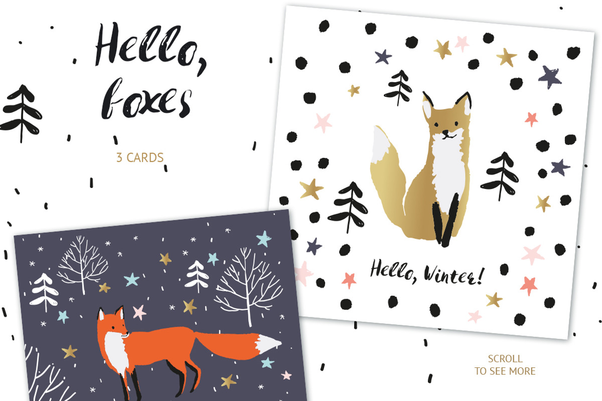 Hello, foxes, an Animal Illustration by OJardin (Photo 2 of 5)