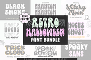RETRO HALLOWEEN FONT BUNDLE V1, a Handwritten Font by Blush Font Co. (Thumbnail 1 of 19)