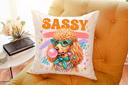 Sassy Retro Poodle Dog PNG, a Seasonal Illustration by Sublimation Artist (Thumbnail 9 of 9)