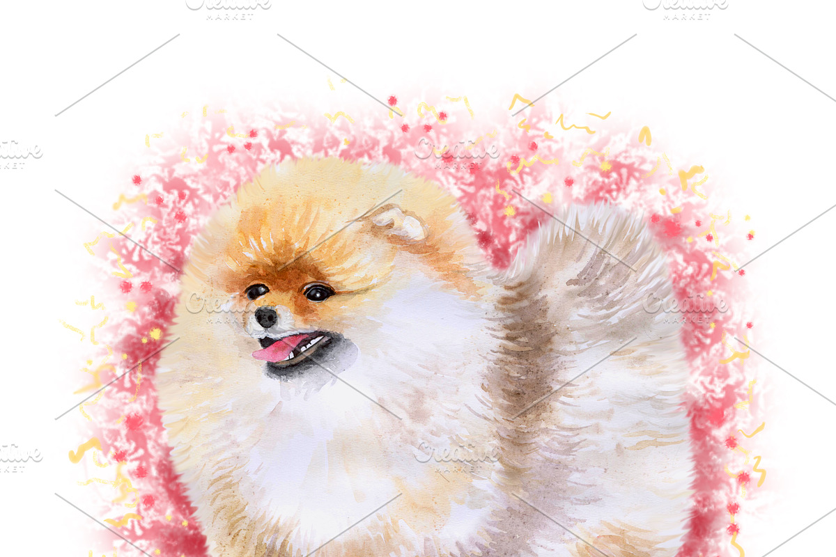 Watercolor Dogs Mega Big Bundle, an Illustration by Dneprstock (Photo 50 of 60)