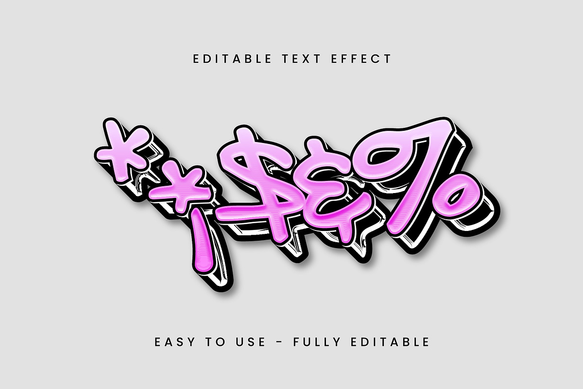 Graffiti Urban Street Text Effect preview 3