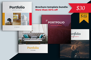 4 Creative Brochures Bundle - OFFER!